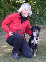 Unser Frauchen und Surani nach der Begleithundeprüfung