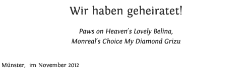 Hochzeitsanzeige